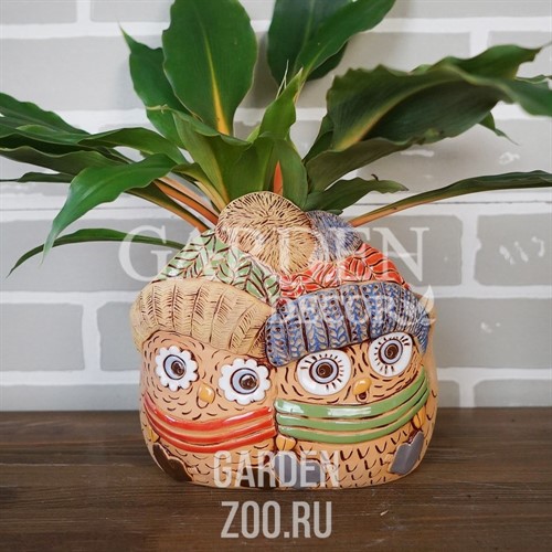 Кашпо Совята двойняшки 2л - фото 51030