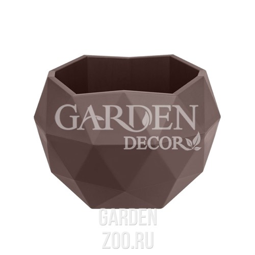 Кашпо Топаз 2,5л мокко - фото 52950