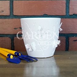Горшок Дуня 11,4*10,5 0,7л пепельно-розовый