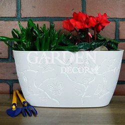 Кашпо Дуня 16*29,5 15 3,6л пепельно-розовый
