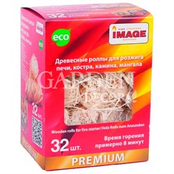 Роллы для розжига угля и угольных брикетов в мангале, гриле, камине, барбекю 32 шт