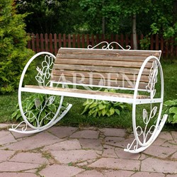 Кресло качалка состаренное дерево 881-43R