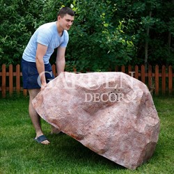 Крышка люка декоративная Песчанник диаметр 133см стеклопластик U07956