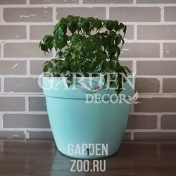 Горшок Асти 6л ментоловый-белый