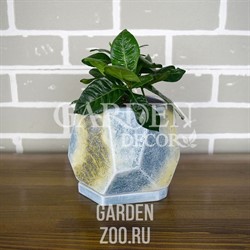Горшок Джинс капля 15*15/13см