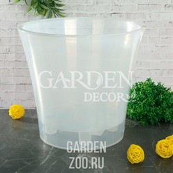 Горшок АРТЕ 2л прозрачный-прозрачный