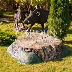 Крышка люка Пень трухлявый U07980