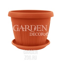 Горшок НИКОЛЬ 50*38 45л коричневый