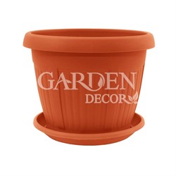 Горшок НИКОЛЬ 40*30см 20л коричневый