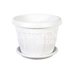 Горшок НИКОЛЬ 50*38 45л белый