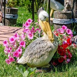 Фигура садовая Пеликан стеклопластик U08938