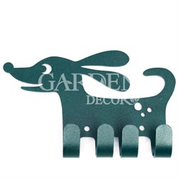 Крючок настенный для детских вещей металлический Щенок 702-019Gr