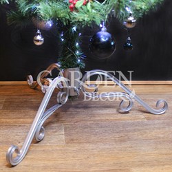 Подставка под новогоднюю ель металлическая серая 200-20Gray