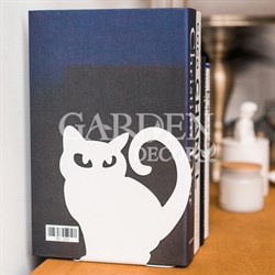 Ограничитель книг Киса металлический белый 705-007W