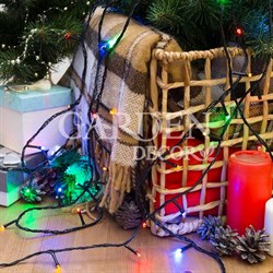 Гирлянда Нить ECO 20м свечение мульти 8 режимов
