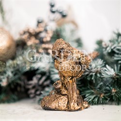 Фигура новогодняя Птичка полистоун высота 11см U08952-BG
