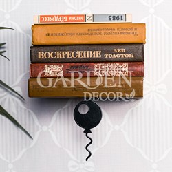 Полка настенная со скрытым креплением Шарик металл 705-052B