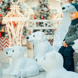 Фигура зимняя Медвежонок Умка высота 44см U08182