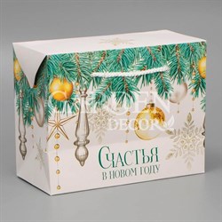 Пакет коробка Сказка 23х18х11см