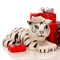 Фигура Тигренок лежит стеклопластик U08924 - фото 52338