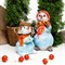 Фигура декоративная Снеговик девочка высота 65см F07054 - фото 56777