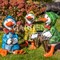 Фигура Утенок с зонтом сбоку F08990-Gr - фото 59171