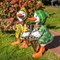Фигура Утенок с зонтом сбоку F08990-Gr - фото 59174