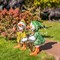 Фигура Утенок с зонтом сбоку F08990-Gr - фото 59175