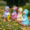 Фигура садовая Утёнок в жёлтом плаще высота 53см F08976-Y - фото 59254