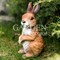 Фигура садовая Зайчонок коричневый U09088 - фото 63234