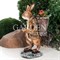 Фигура Заяц коричневый с корзиной на спине для растений F01042-Br - фото 64112