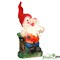 Фигура садовый Гном мечтатель 60 см полистоун F03099 - фото 65211