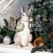 Фигура для сада Зайчик с рюкзачком серый U09092-Gray - фото 69710
