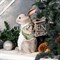 Фигура для сада Зайчик с рюкзачком серый U09092-Gray - фото 69711
