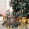 Фигура для сада Заяц на пне серый полистоун F07062-Gray - фото 69750