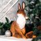 Фигура садовая Заяц коричневый полистоун F01007-Br - фото 69761