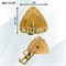 Умывальник настенный золотой с кронштейном для шланга металл 550-020G - фото 74609