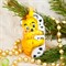 Игрушка ёлочная Мишка на дереве 9см - фото 76049