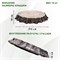 Крышка люка декоративная Секвойя большая U09176 - фото 79421