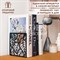 Ограничитель подставка для книг Листья металл чёрный 705-001B - фото 79511