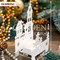 Подсвечник декоративный Здание металл белый 730-030W - фото 84863
