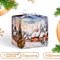 Коробка складная Зимний пейзаж подарочная 12х12х12см - фото 85570