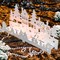 Подсвечник новогодний белый металл длина 38см 730-073W - фото 85829