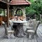 Стол декоративный для сада Пень 75см стеклопластик U07491 - фото 86064