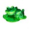 Фигура для сада Лягушка на кувшинке большая 35 см F01234 - фото 86573