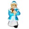 Фигура декоративная Снегурочка на Новый год полистоун F03180 - фото 86732